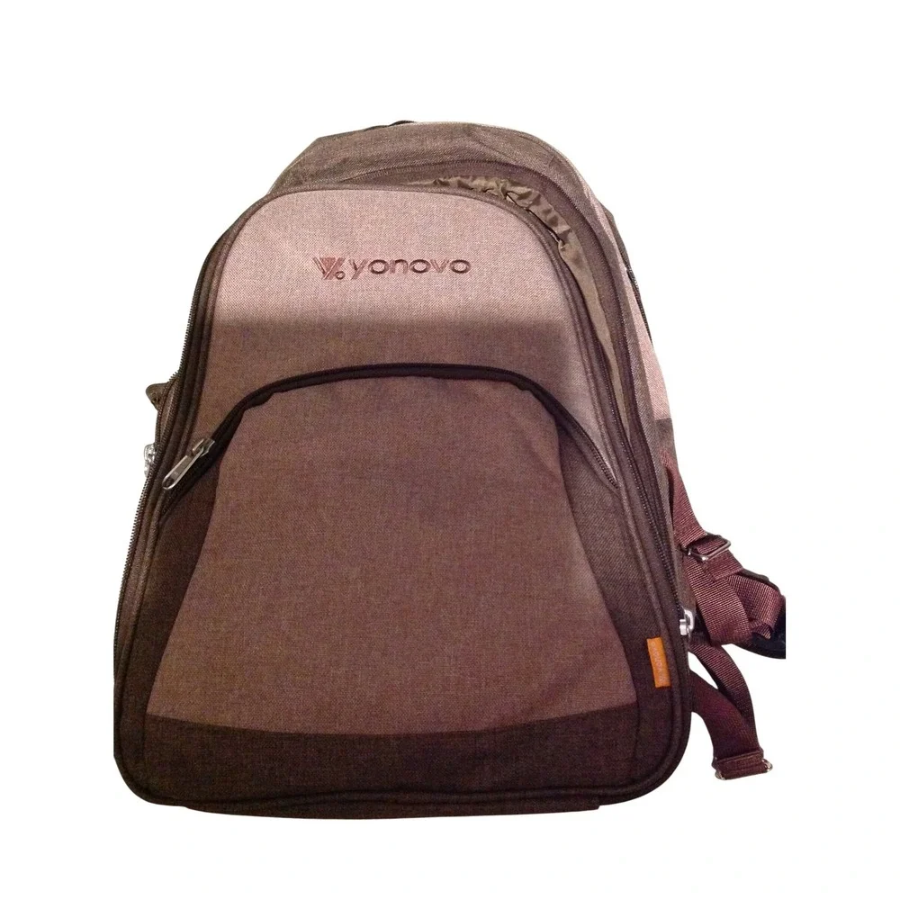 Yonovo Picnic Backpack for 2 Brown Tan Insulated Outdoor Set NEW
